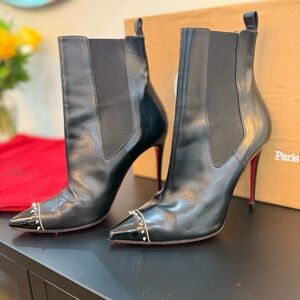 Christian Louboutin Black Heeled Boots